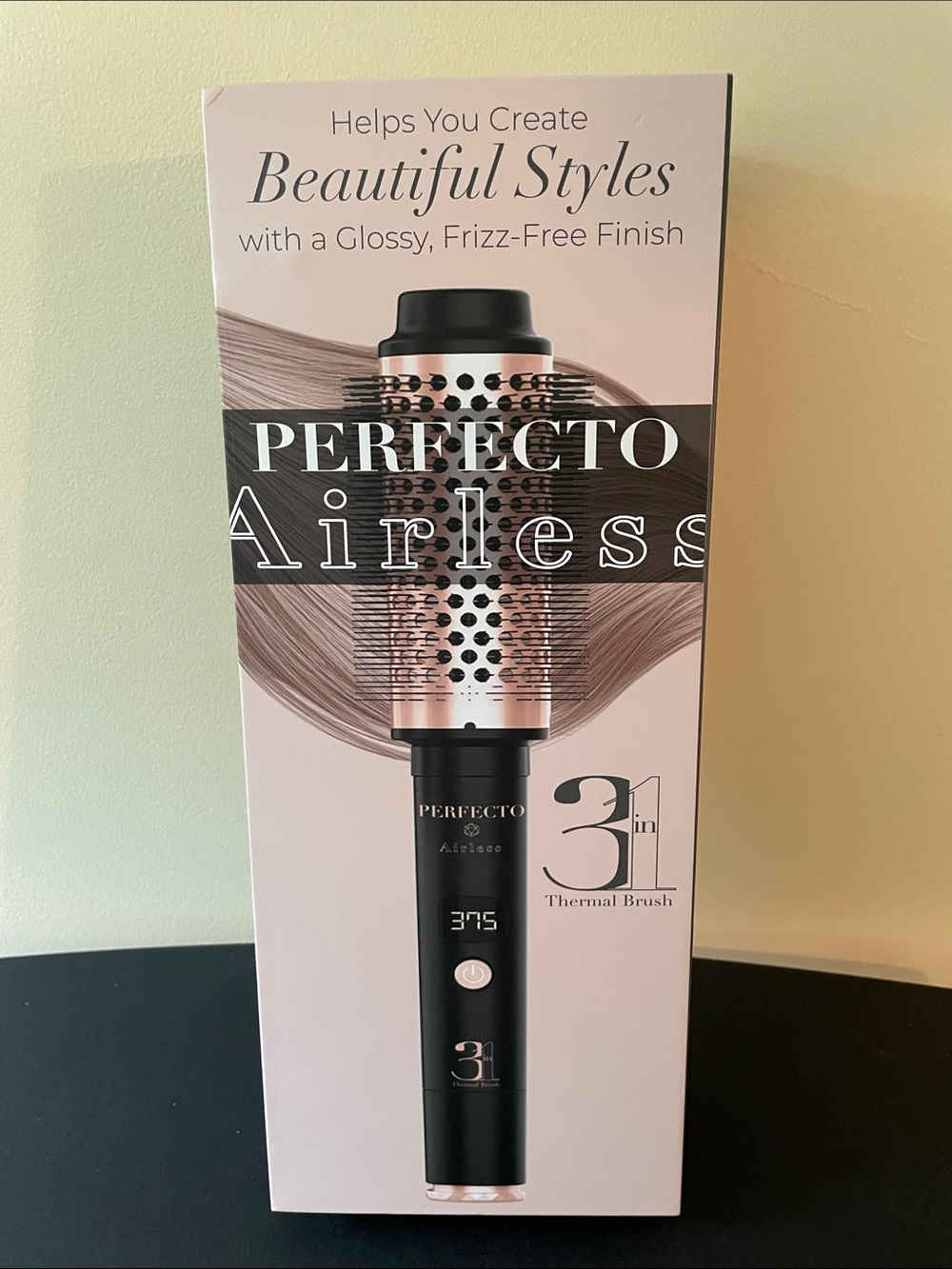 SRI Perfecto  3-in-1 Thermal Brush Airless Technology Thermal Heat New In Box